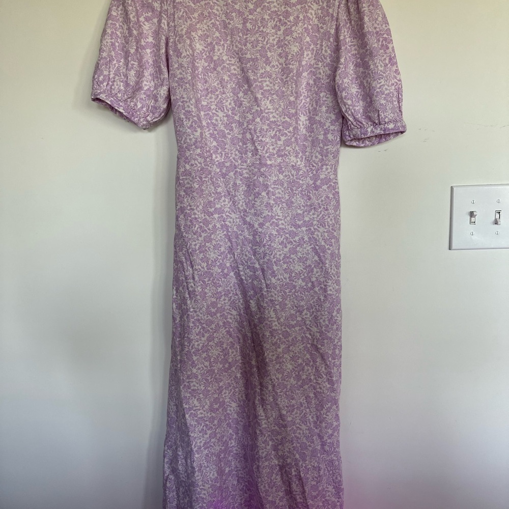 Who What Wear Lilac Floral Maxi Dress
